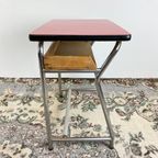 Vintage Formica Schoolbankje Uit Italie, 1960’S thumbnail 5