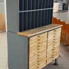Industriele Ladekast, Dressoir , Postkast In 2 Delen thumbnail 3