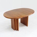 Vintage Deense Ovalen Uitschuifbare Eettafel Burchardt-nielsen Møbelfabrik thumbnail 5