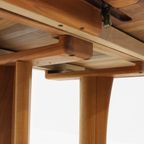 Vintage Deense Ovalen Uitschuifbare Eettafel  Dyrlund Massief Teak thumbnail 5