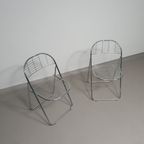 Åland Metal Folding Chairs Niels Gammelgaard Ikea 70S. thumbnail 9