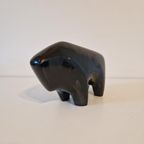Stier Beeld Zeldzaam Vintage Beeld thumbnail 6