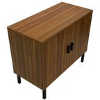 Vintage Kastje Compact Plak Fineer Jaren 70 Design thumbnail 16