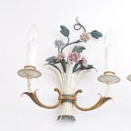 Brocante – Bloemetjes Lamp -(Th46) thumbnail 8