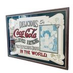 Vintage Coca Cola Spiegel Art Nouveau thumbnail 8