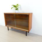 Retro Vintage Kast Dressoir Jaren 60 Boekenkast Vitrinekast thumbnail 3