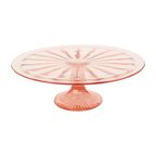 Art Deco Roze Taartschotel Rosaline Depression Glass Verrerie Scailmont thumbnail 9
