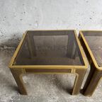 Solid Bronze Side Tables By Peter Van Heeck, Belgium, 1970S thumbnail 2