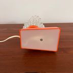 Vintage Oranje Bedlampje. Jaren 70 Mid Century Tafellamp thumbnail 11