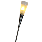 Hala Zeist - Vloerlamp - Geborsteld Staal - Gesatineerd Glas - Post Modern - 90's thumbnail 5