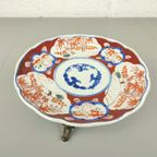 Antiek Japans Imari Bord Op Bronzen Pootjes thumbnail 6