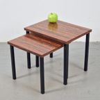 Vintage 2 Bijzettafel Nesting Pastoe Mimiset ´60 Mid Century thumbnail 7
