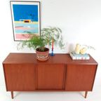 Vintage Deens Teak Houten Dressoir | Wandkast thumbnail 5