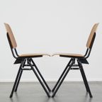 Set Van 4 Mooie Vintage Jaren ’60 Dutch Design Marko School/Kantine/Eetkamerstoelen thumbnail 4