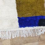 Handgeweven Marokkaanse Berber Tapijt - Kleurrijk Modern Blokpatroon (300X250 Cm) thumbnail 10