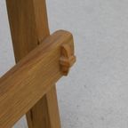 Side Table Brutalist In Natural Oak, Set/2 thumbnail 6