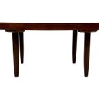 Vintage Houten Ronde Salontafel Jaren 60 Design thumbnail 9