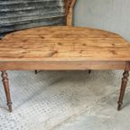 Antieke Tafel Eettafel Franse Wandtafel thumbnail 31