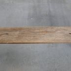 Geweldige Antieke Franse Halbank/ Bank Voor Aan De Eettafel Met Een Prachtig Patina thumbnail 4