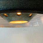 Jaren 70 Groene Keramiek Hanglamp , West Germany thumbnail 3