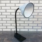 Antieke Bureaulamp Emaille Kap thumbnail 9