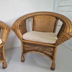 Bohemian Koloniale Rotan Rieten Stoelen Boho thumbnail 3