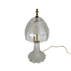 Vintage - Kristal - Geslepen Glas - Bloemmotief - Tafellamp - 90'S thumbnail 9