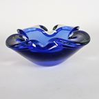 Murano - Murano Sommerso - Asbak - Schaal - Cobalt Blauw - 1960'S thumbnail 8