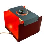 Cube Shaped - Vintage / Space Age Design Wall Mounted Lamp - Orange thumbnail 3