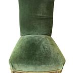 Set Van 2 Vintage Fauteuils / Eenzitjes Met Franjes thumbnail 11