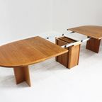 Vintage Danish Large Oval Extendable Dining Table Xl 1960s thumbnail 4