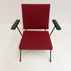 Opnieuw Gestoffeerde Gispen 1401 Fauteuil Van Wim Rietveld thumbnail 8