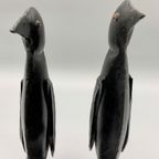 Set Vintage Metalen Pinguïns Zwart Handgemaakt thumbnail 12