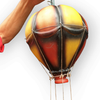 Vintage Luchtballon Met Passagiers Hang Decoratie thumbnail 7