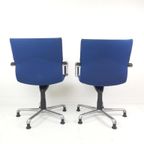 2 Artifort Bureaustoelen Blauw | Blauwe Bureaustoel Setprijs thumbnail 3