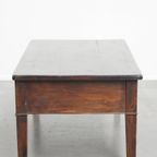 Schitterende Antieke Zuid Europese Kastanjehouten Salontafel Met 2 Lades thumbnail 7