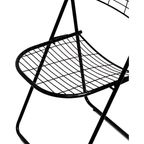 Niels Gammelgaard - Ikea - Wire Chair - Foldable - Black - Multiple In Stock - 1980’S thumbnail 6