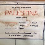 Vintage Schoolkaart Palestina, Firma P. Noordhoff Groningen, Door Prof. Dr. A. M. Brouwer thumbnail 6