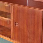 Vintage Scandinavische Teakhouten Wandkast thumbnail 21