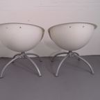 Set Van 2 Kuipstoelen 1980's thumbnail 4