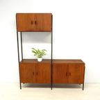 Vintage Simpla Lux Kast Wandmeubel Dressoir Jaren 60 Teak thumbnail 8