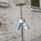 Midcentury Space Age Xl Design Vloerlamp Chroom - Oranje thumbnail 5