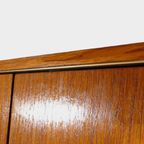 Grote 5-deurs Vintage Design Kledingkast In Teak, Jaren 60 thumbnail 8