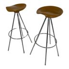 Pepe Cortes - Amat Jamaica - Industrial Vintage Bar Stool - Wooden Seat -Multiple In Stock! thumbnail 9