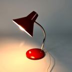 Hala Zeist - Bureaulamp - Rood - Flexibele Hals - 60'S thumbnail 3