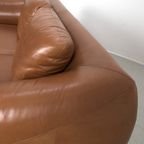 Gerard Vd Berg 2 Zits-Bank In Cognac Kleurig Leer thumbnail 3