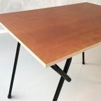 Retro Klaptafel Nieuw Lessenaar Bureau Tafel Horeca Buro thumbnail 3