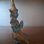 Brons Vergulde Thaise Boedha/tempelwachter thumbnail 5