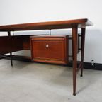 Teak Executive Desk By Formule Meubelen, 1960s thumbnail 3