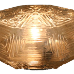 Vintage Nos Hexagon Plafondlamp Plafonniere Glas thumbnail 5